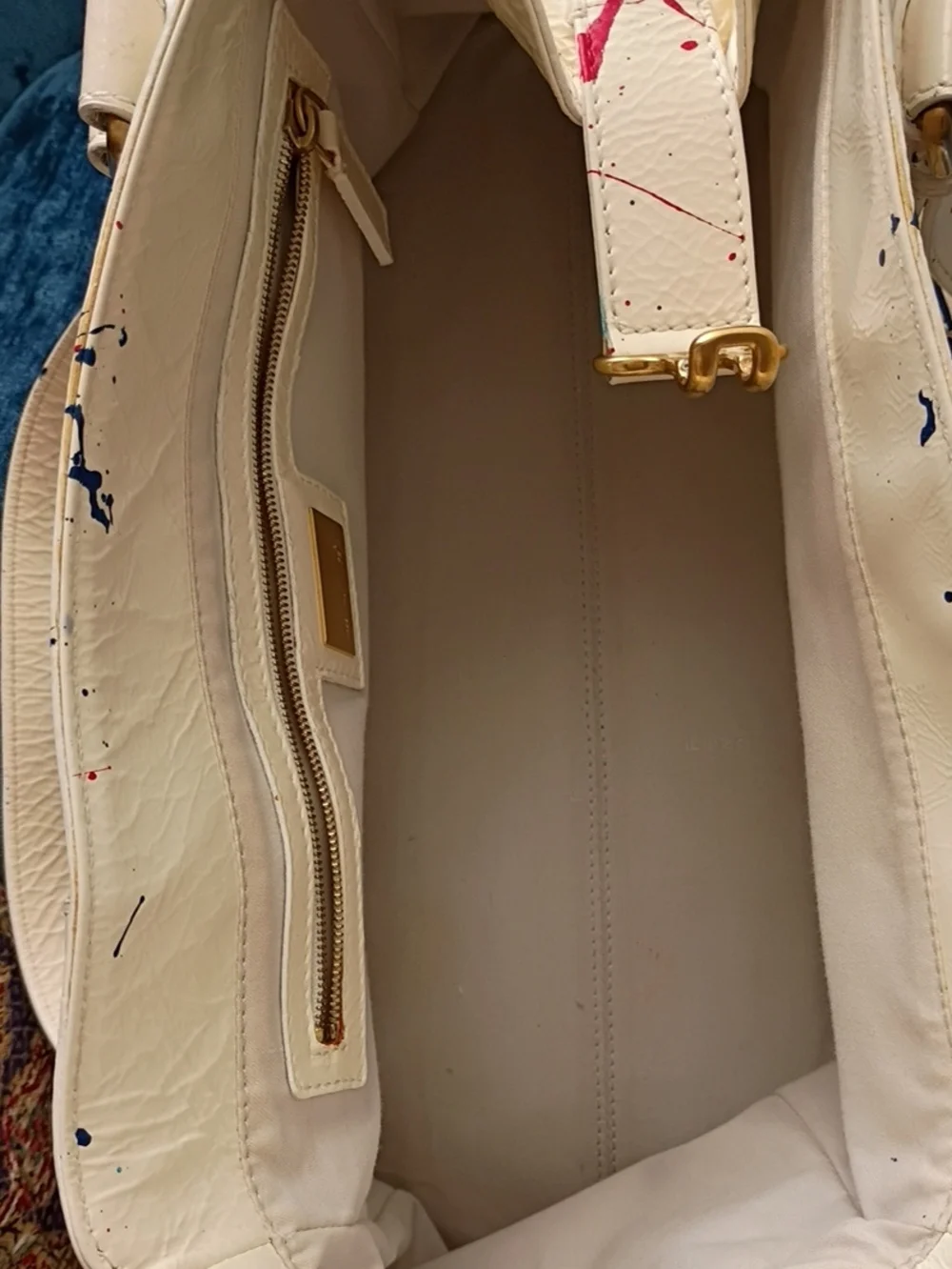 White Patent Leather Fendi Bag - Picture 10 of 14